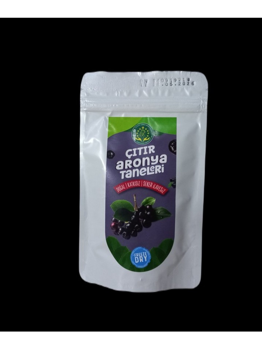 Hitit Güneşi Dondurularak Kurutulmuş Çıtır Aronya Taneleri 20 gr
