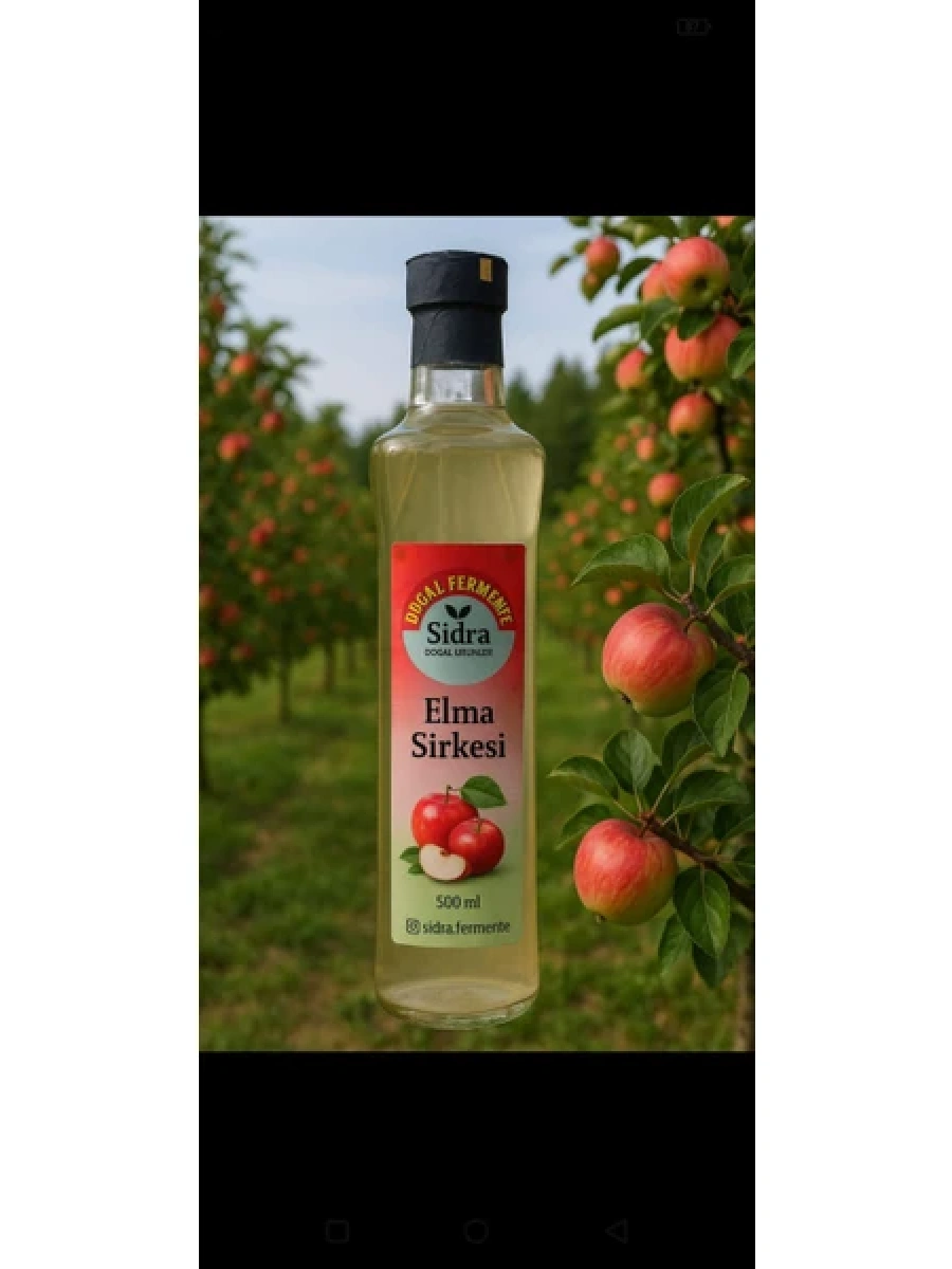 Fermente elma sirkesi 500 ml