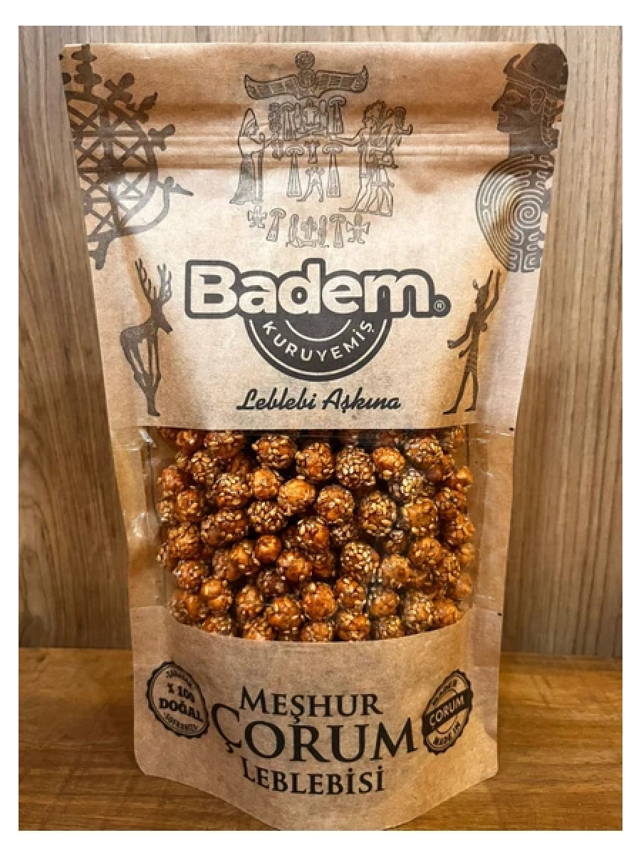 Badem Kuruyemiş Ballı Susamlı Çorum Leblebisi (500 Gr)